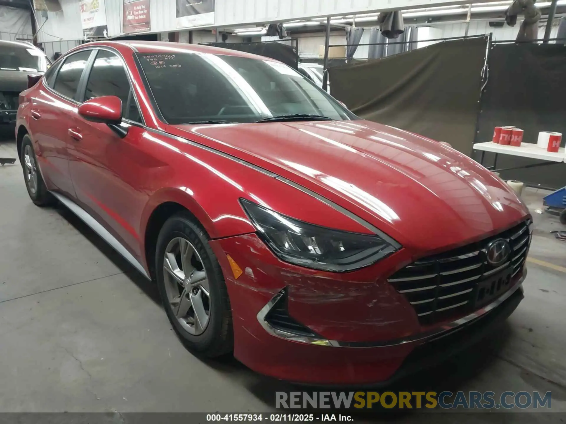1 fotografías del automóvil dañado 5NPEG4JA1MH080644 HYUNDAI SONATA 2021