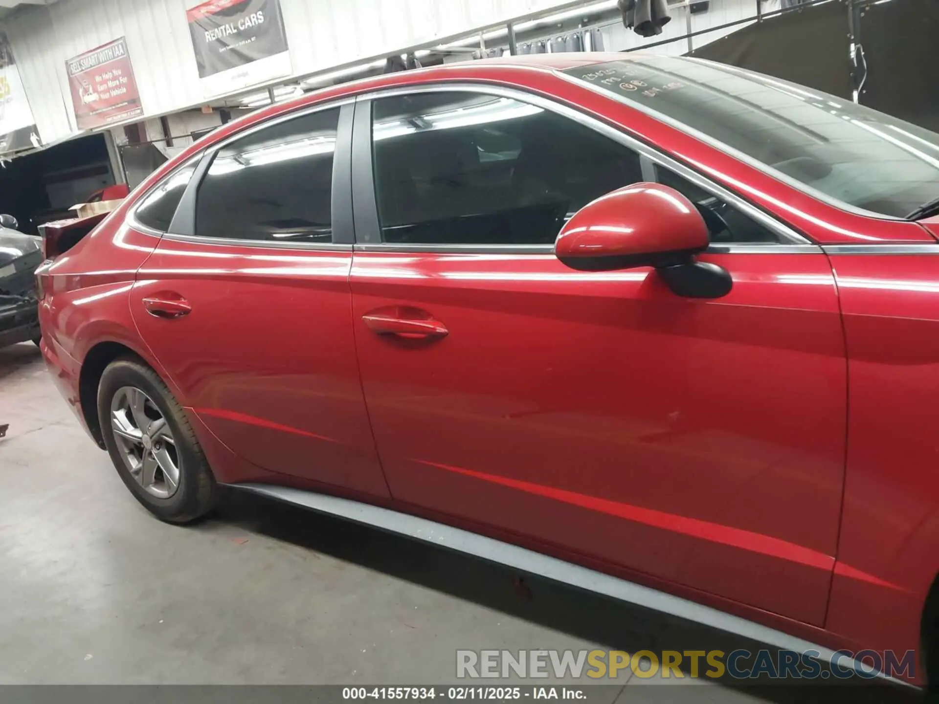 14 fotografías del automóvil dañado 5NPEG4JA1MH080644 HYUNDAI SONATA 2021