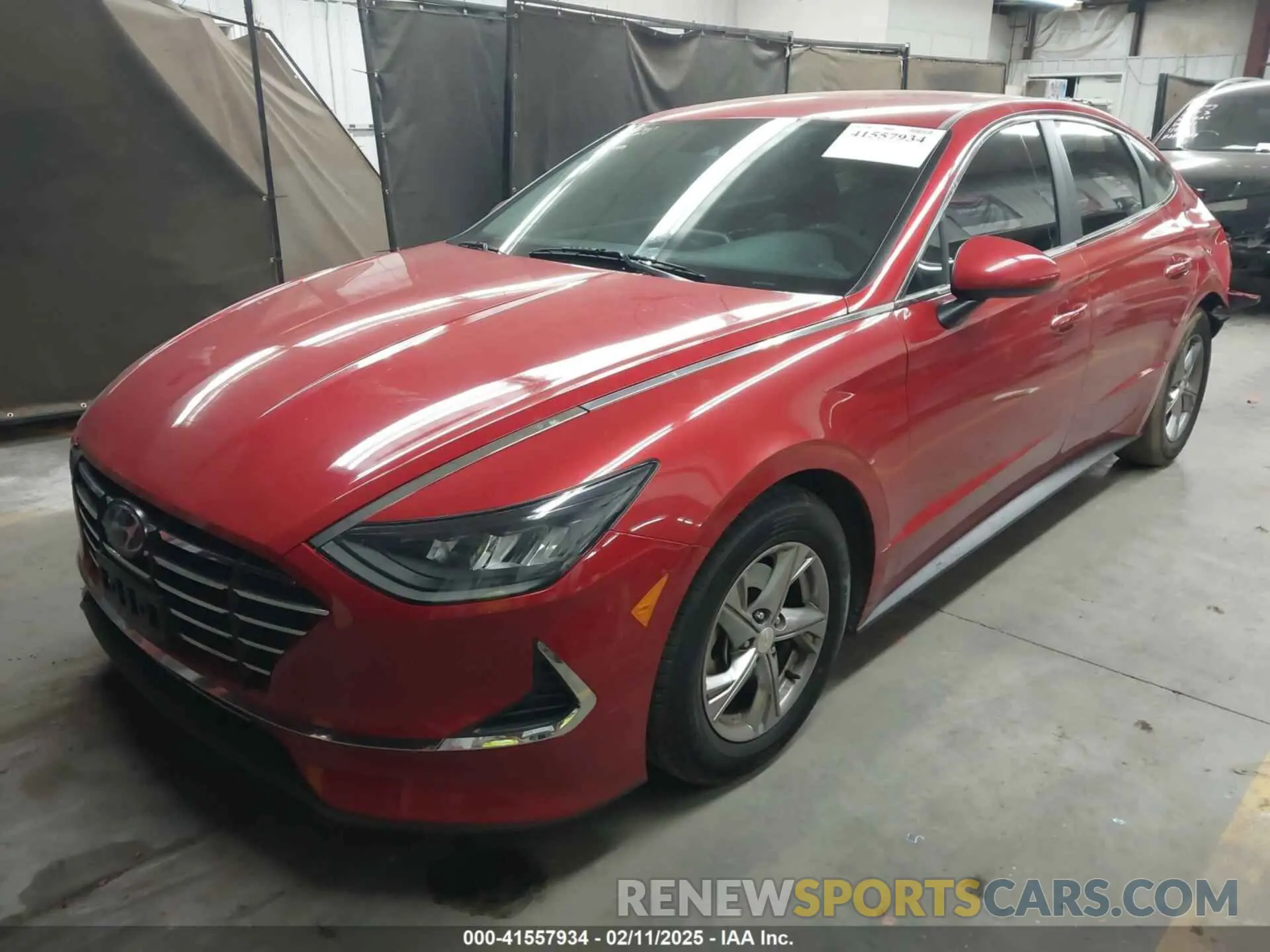 2 fotografías del automóvil dañado 5NPEG4JA1MH080644 HYUNDAI SONATA 2021