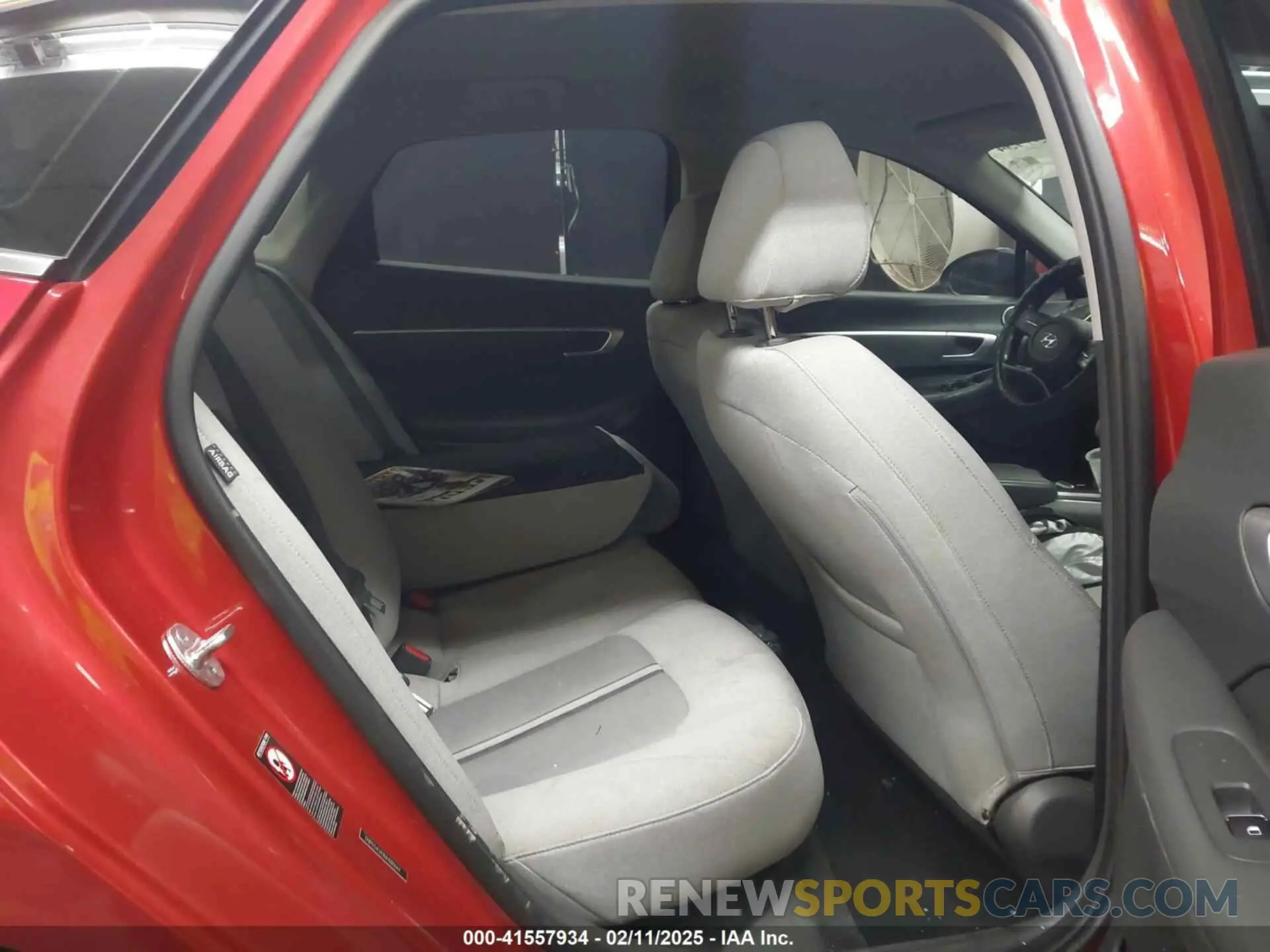 8 fotografías del automóvil dañado 5NPEG4JA1MH080644 HYUNDAI SONATA 2021