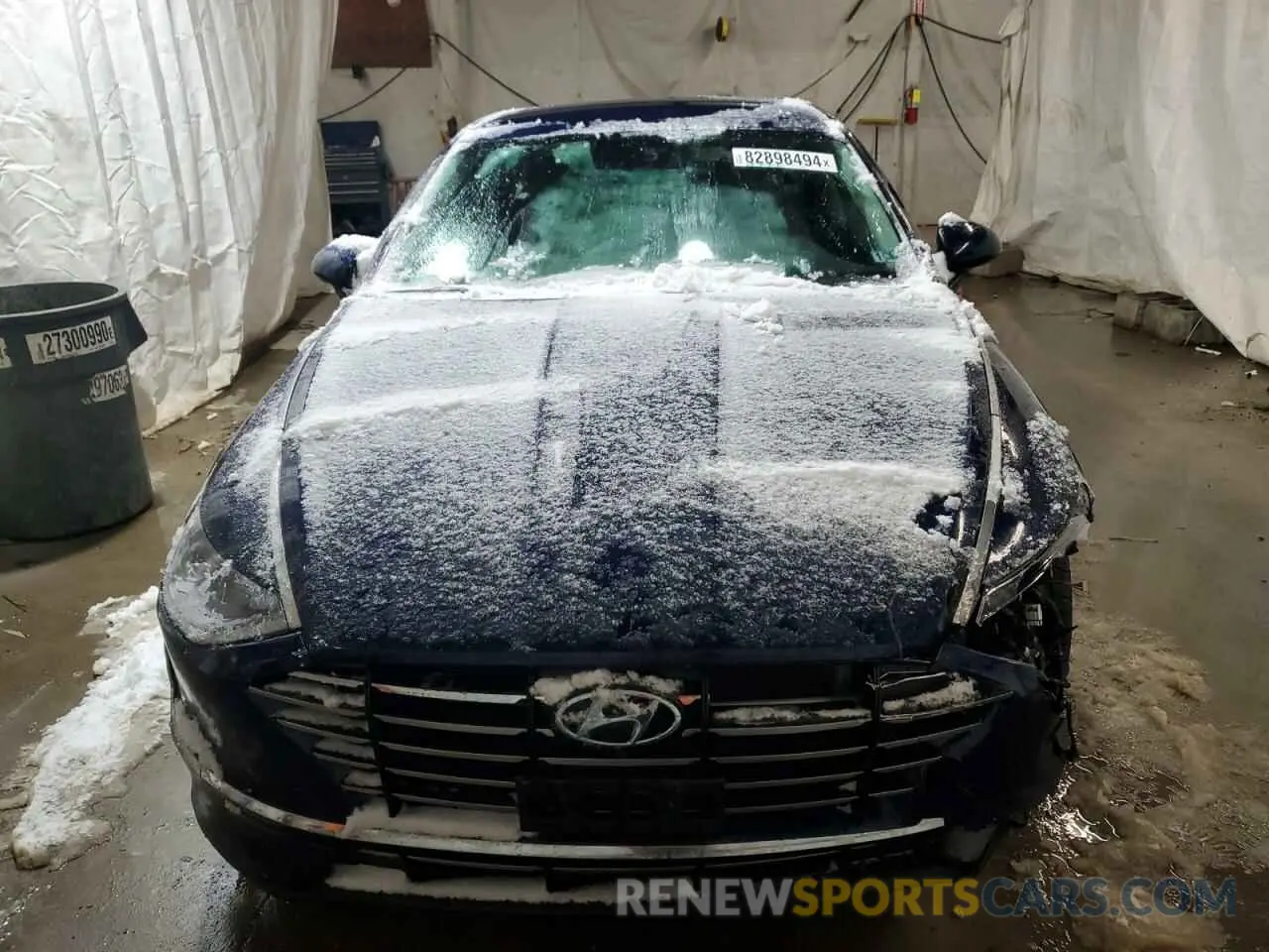 5 fotografías del automóvil dañado 5NPEG4JA1MH116316 HYUNDAI SONATA 2021