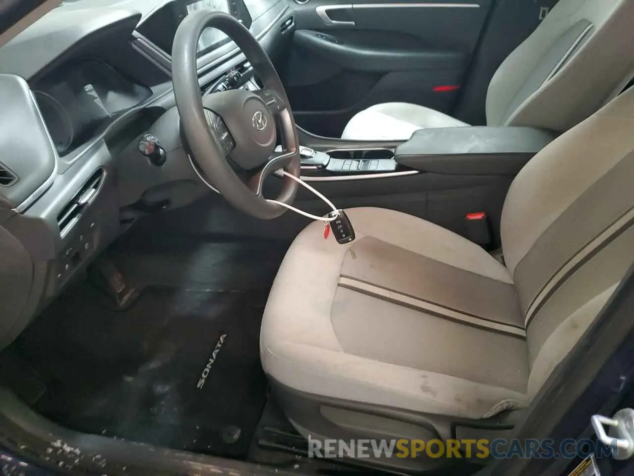 7 fotografías del automóvil dañado 5NPEG4JA1MH116316 HYUNDAI SONATA 2021
