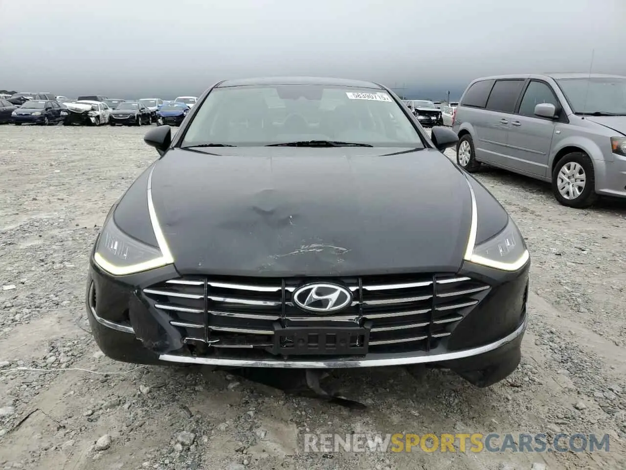 5 fotografías del automóvil dañado 5NPEG4JA1MH126103 HYUNDAI SONATA 2021