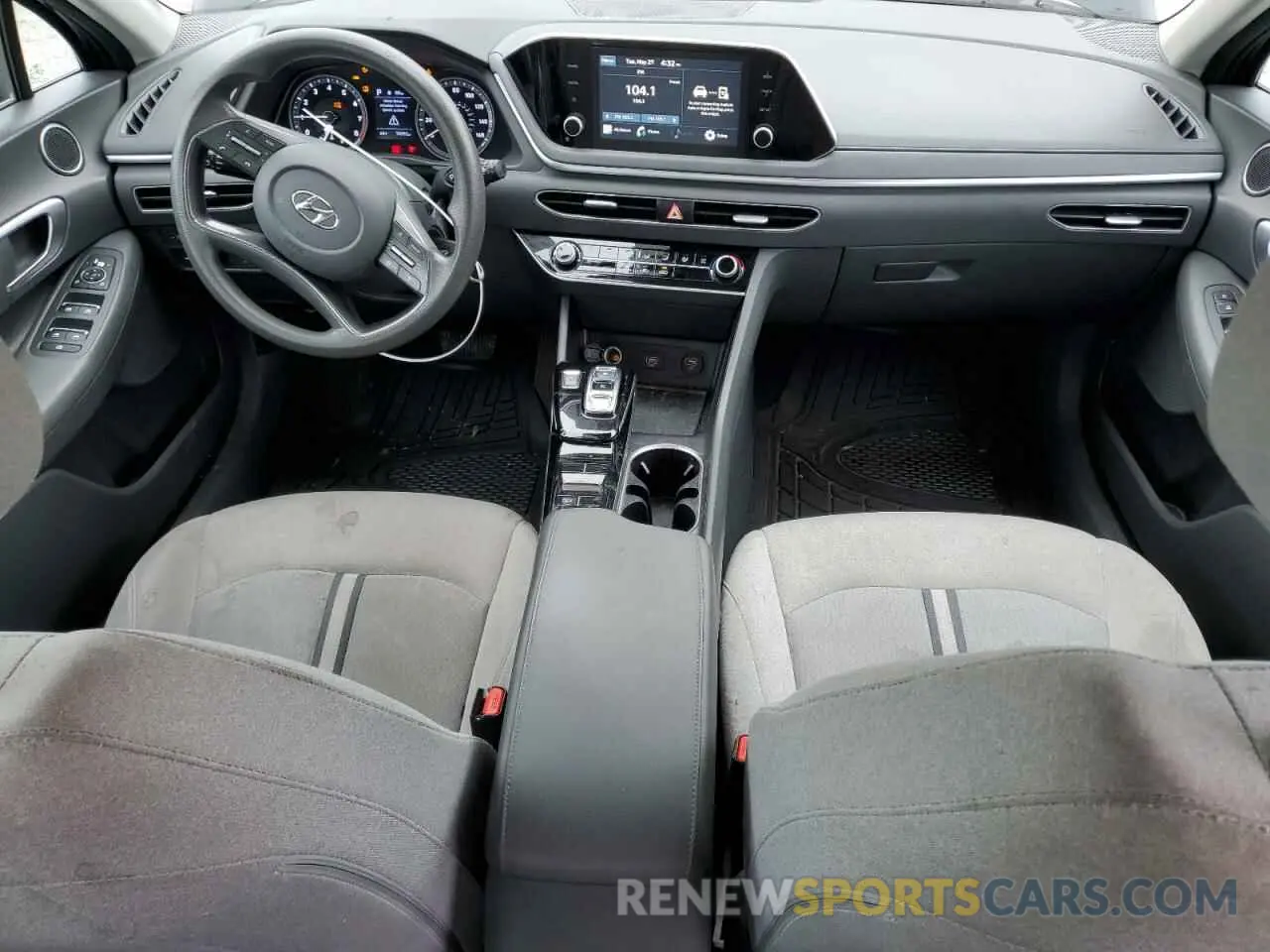 8 fotografías del automóvil dañado 5NPEG4JA1MH126103 HYUNDAI SONATA 2021