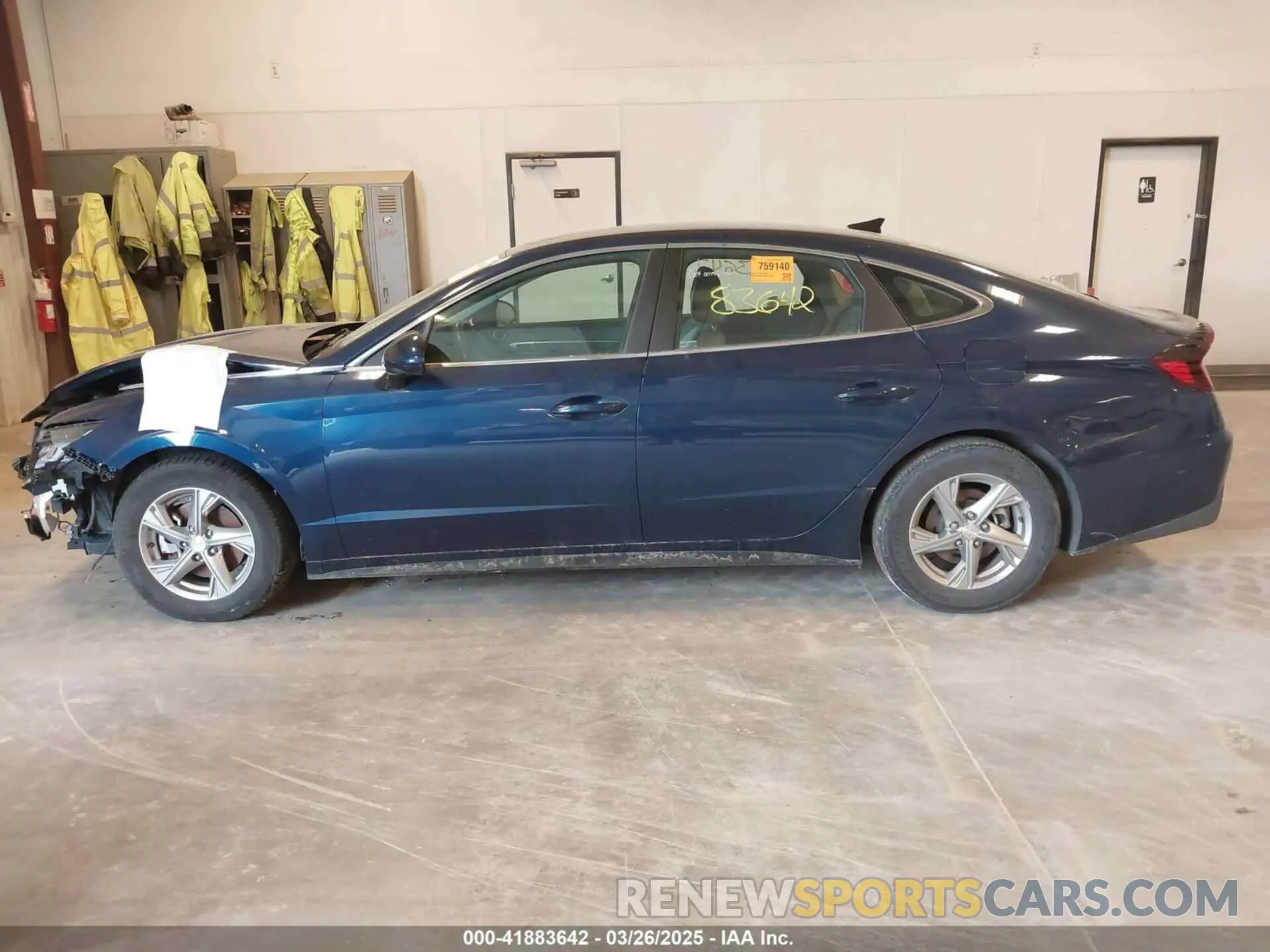 13 fotografías del automóvil dañado 5NPEG4JA2MH067966 HYUNDAI SONATA 2021