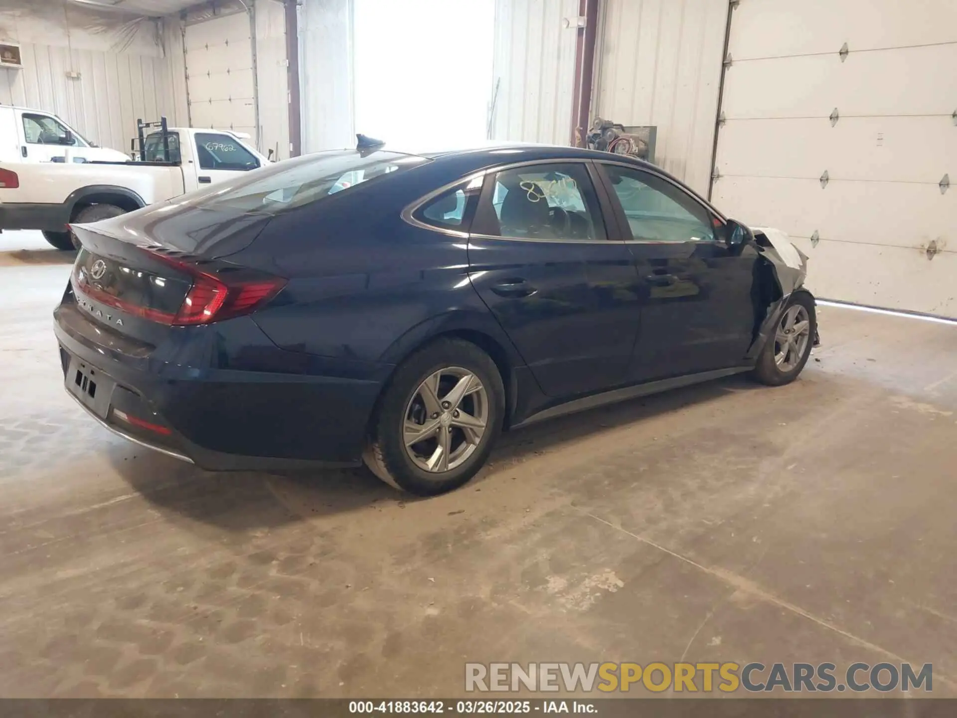 4 fotografías del automóvil dañado 5NPEG4JA2MH067966 HYUNDAI SONATA 2021