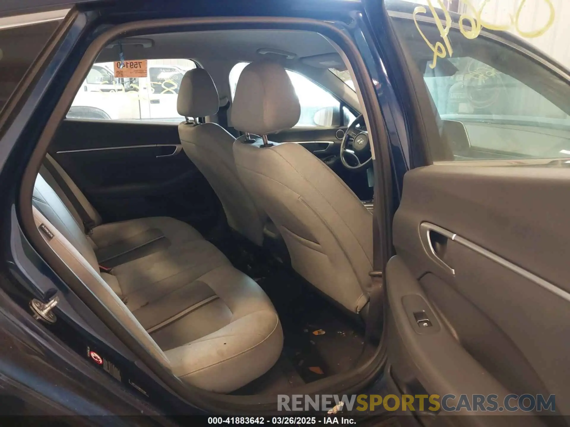 8 fotografías del automóvil dañado 5NPEG4JA2MH067966 HYUNDAI SONATA 2021