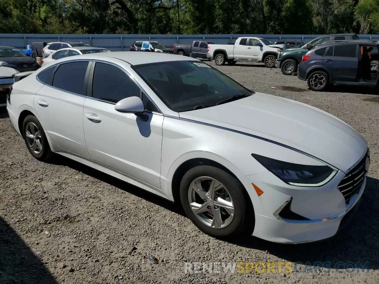 4 fotografías del automóvil dañado 5NPEG4JA2MH071323 HYUNDAI SONATA 2021