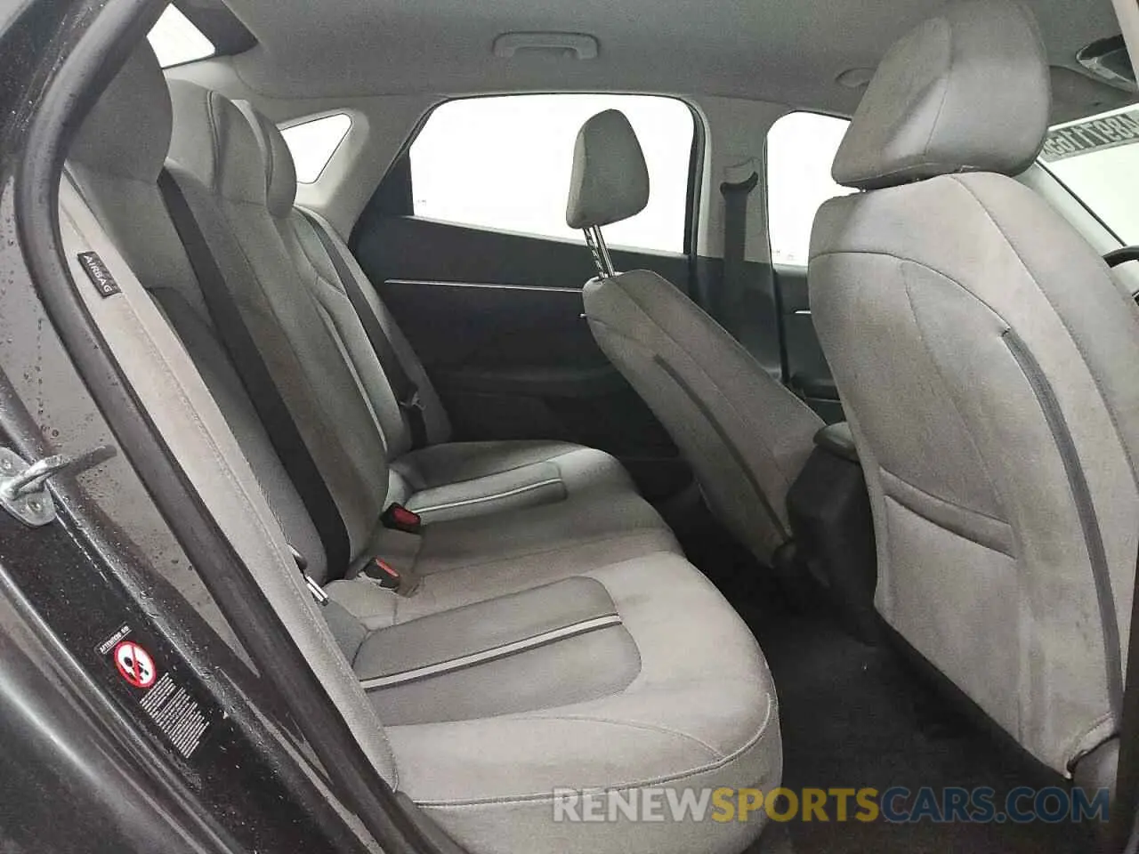 10 fotografías del automóvil dañado 5NPEG4JA2MH125381 HYUNDAI SONATA 2021