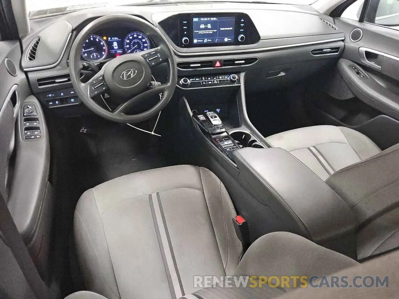 8 fotografías del automóvil dañado 5NPEG4JA2MH125381 HYUNDAI SONATA 2021