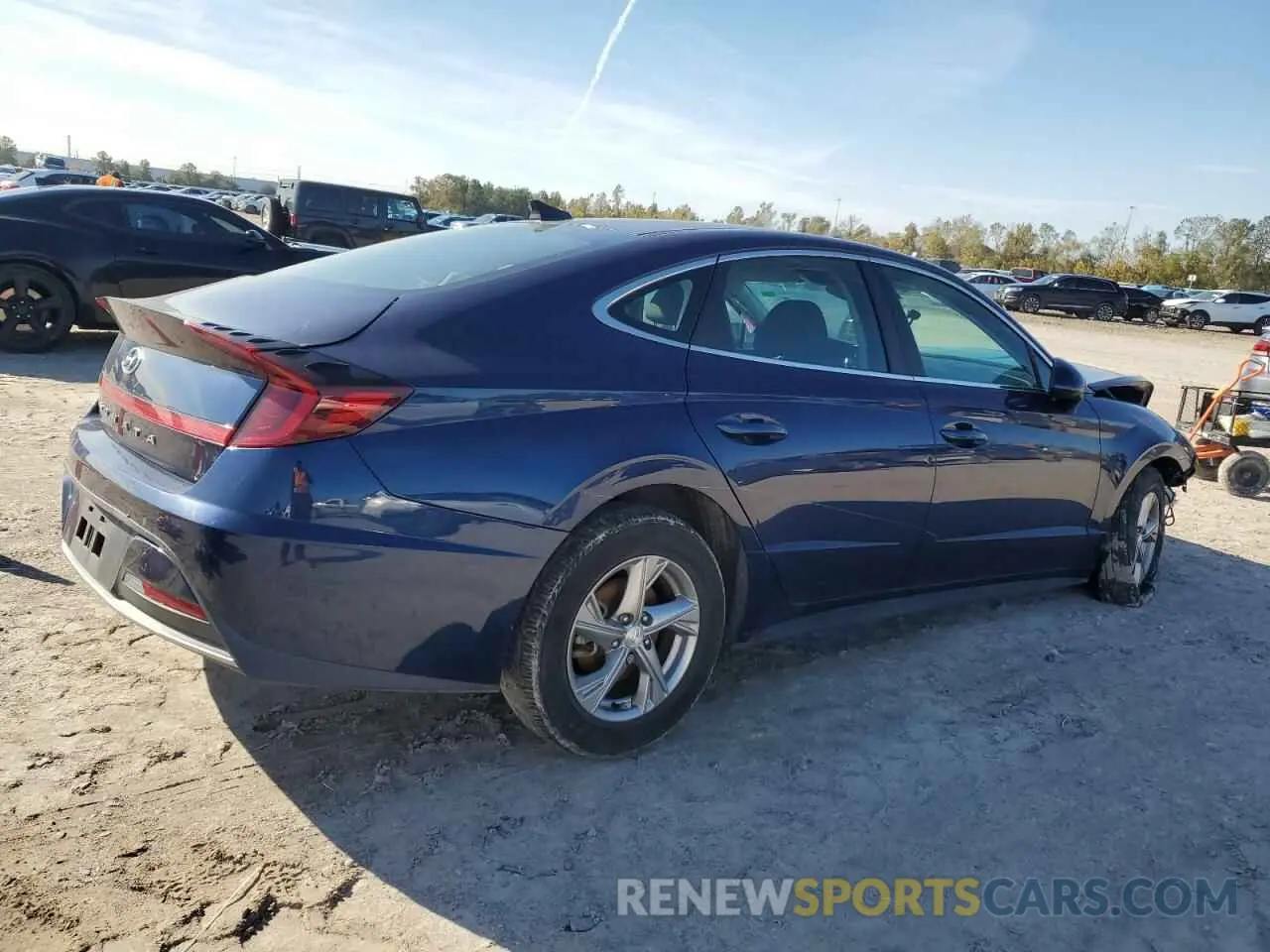 3 fotografías del automóvil dañado 5NPEG4JA3MH065952 HYUNDAI SONATA 2021