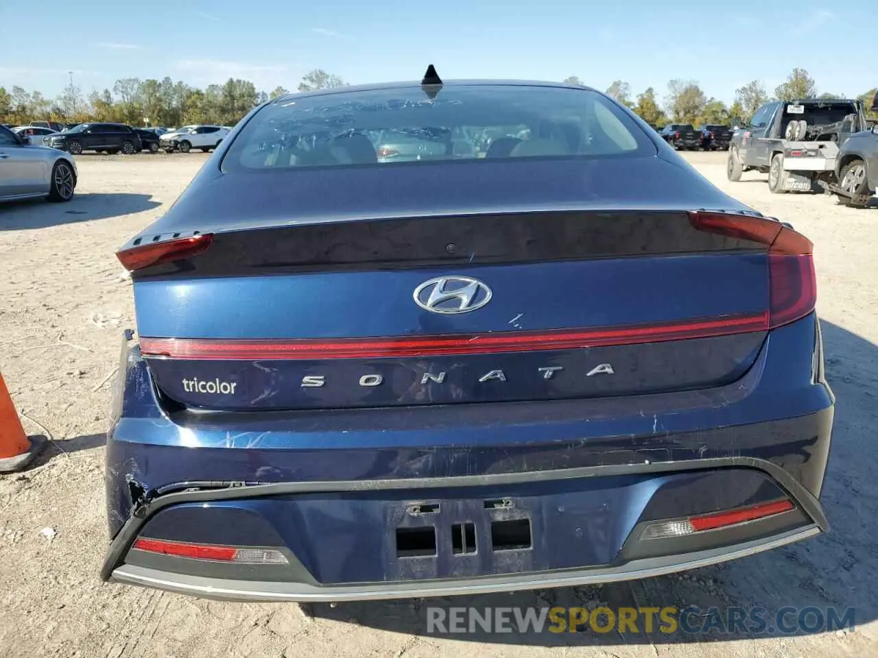 6 fotografías del automóvil dañado 5NPEG4JA3MH065952 HYUNDAI SONATA 2021