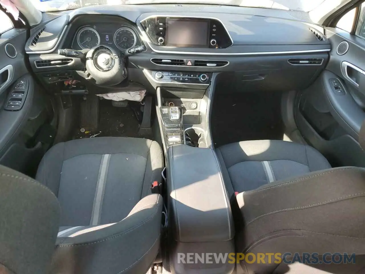 8 fotografías del automóvil dañado 5NPEG4JA3MH065952 HYUNDAI SONATA 2021