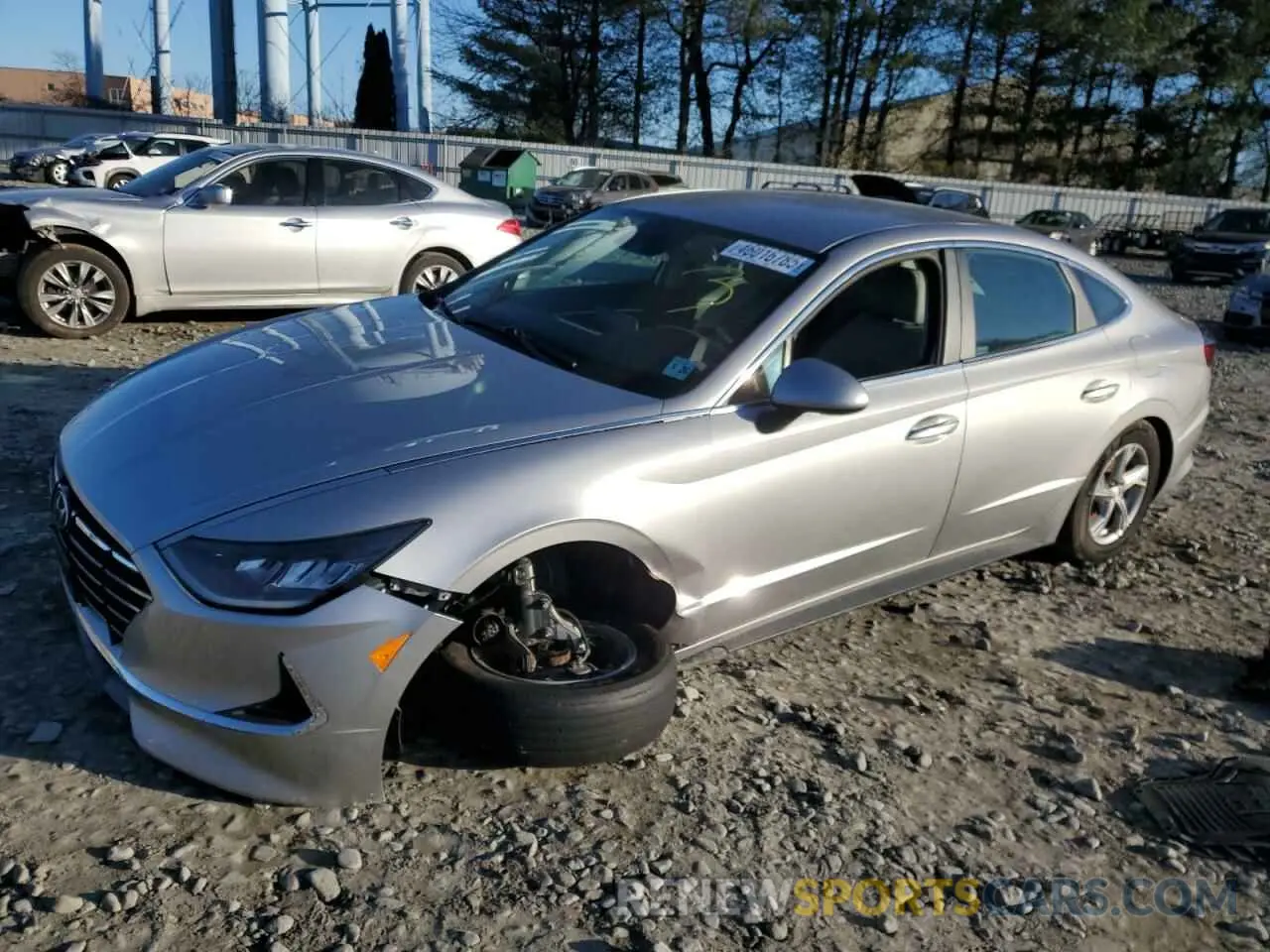 1 fotografías del automóvil dañado 5NPEG4JA3MH067314 HYUNDAI SONATA 2021