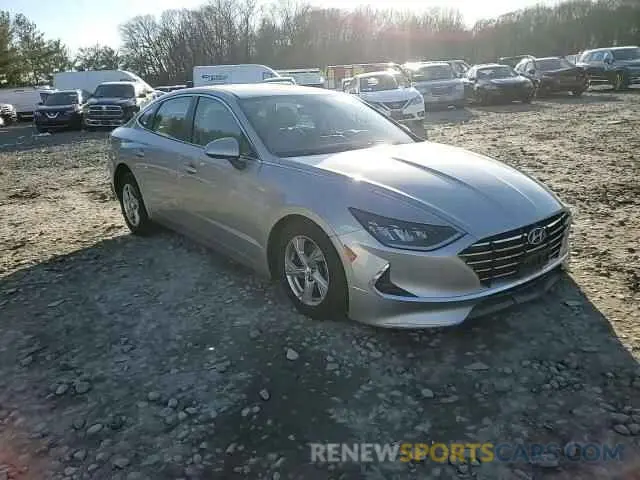 11 fotografías del automóvil dañado 5NPEG4JA3MH067314 HYUNDAI SONATA 2021