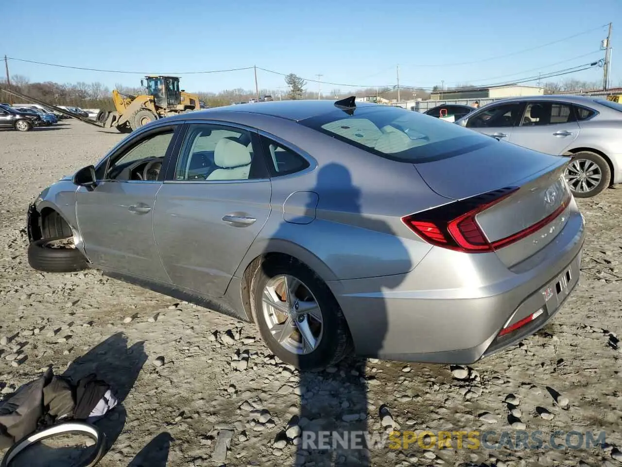 2 fotografías del automóvil dañado 5NPEG4JA3MH067314 HYUNDAI SONATA 2021