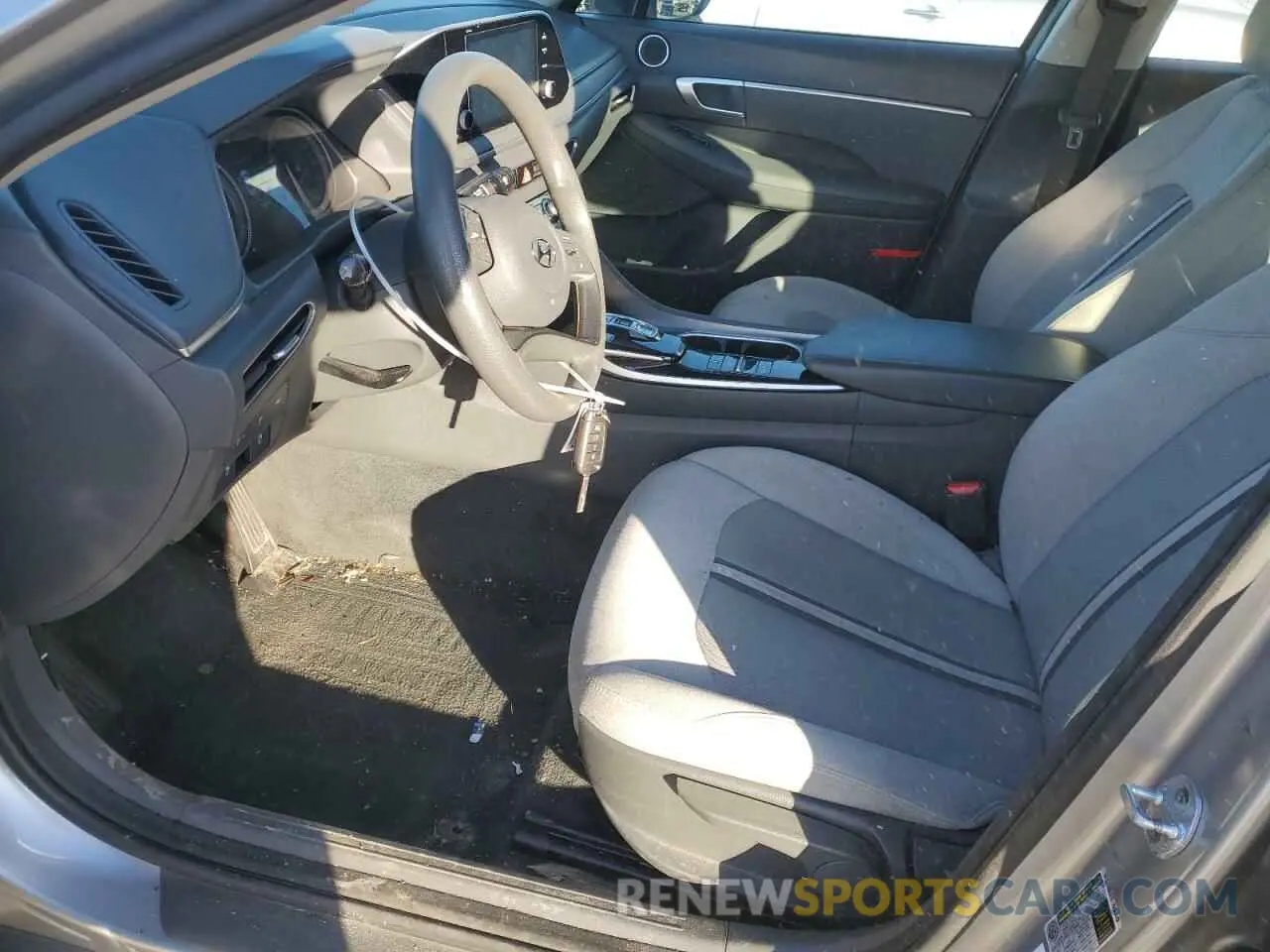 7 fotografías del automóvil dañado 5NPEG4JA3MH067314 HYUNDAI SONATA 2021