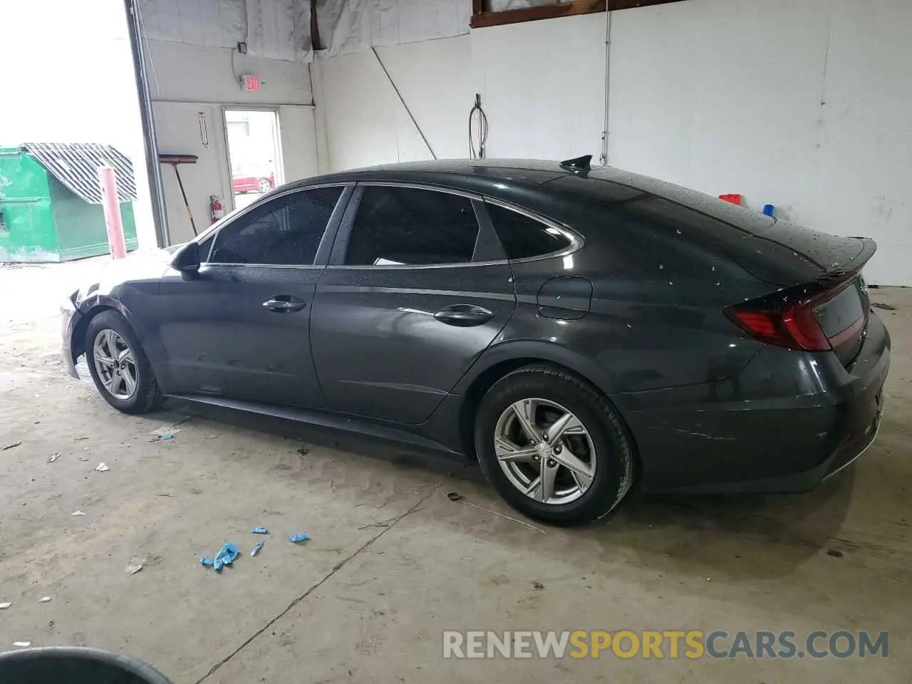 2 fotografías del automóvil dañado 5NPEG4JA3MH079852 HYUNDAI SONATA 2021