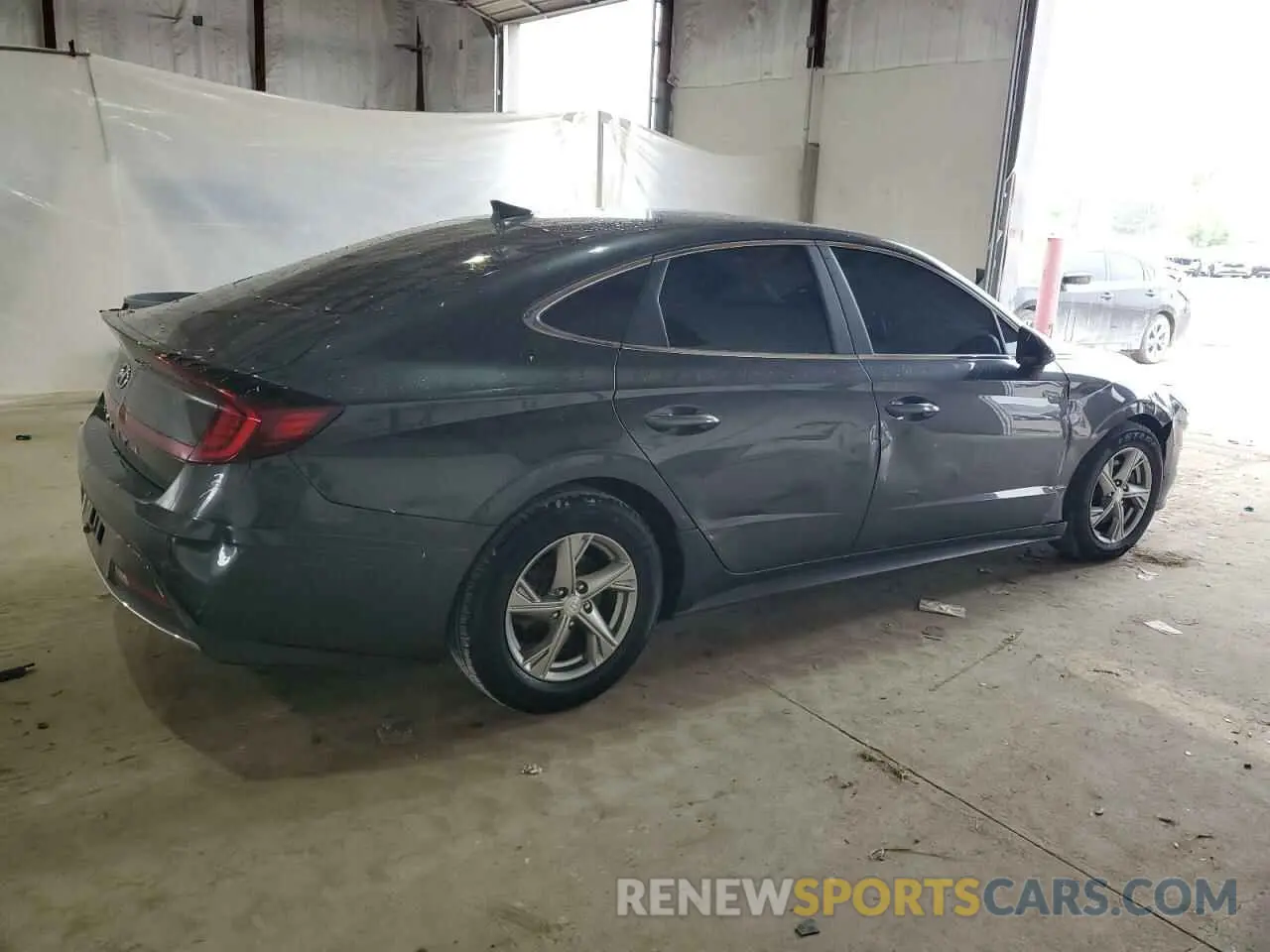 3 fotografías del automóvil dañado 5NPEG4JA3MH079852 HYUNDAI SONATA 2021