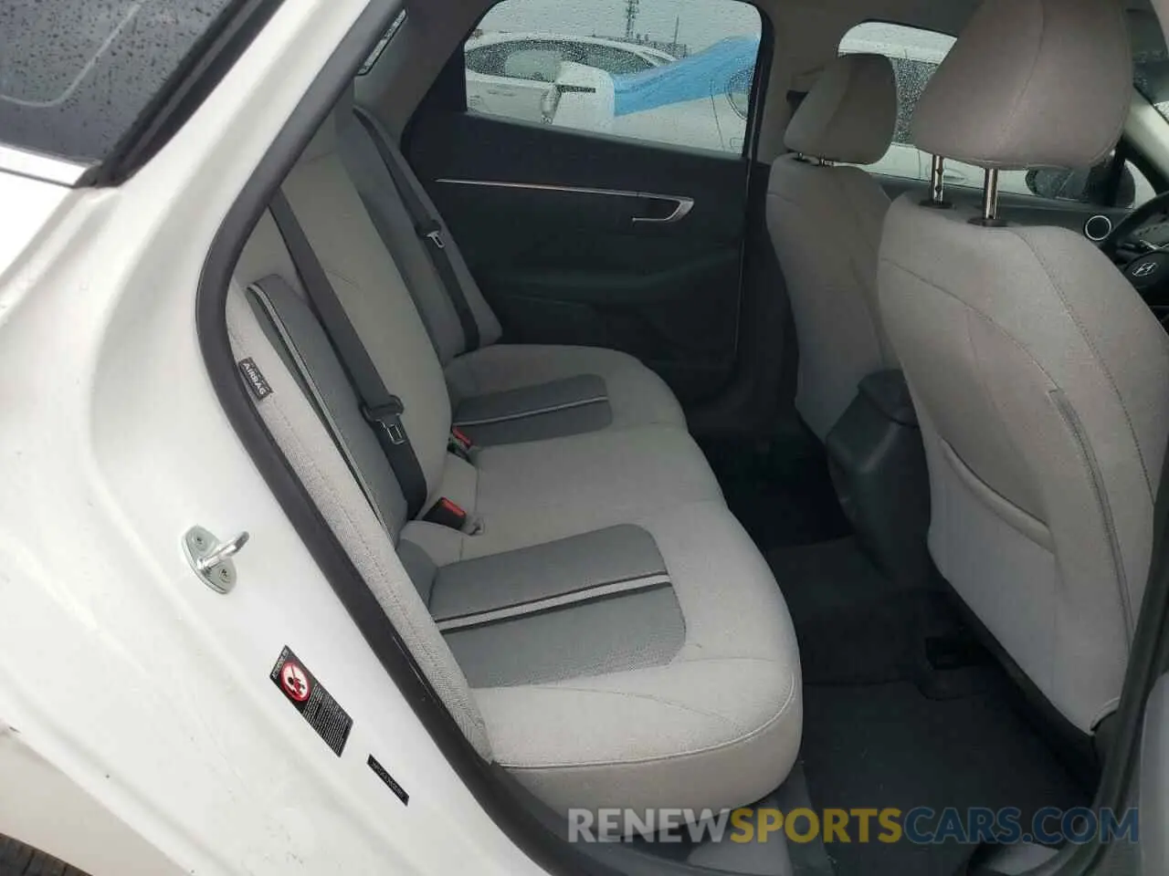10 fotografías del automóvil dañado 5NPEG4JA3MH087840 HYUNDAI SONATA 2021