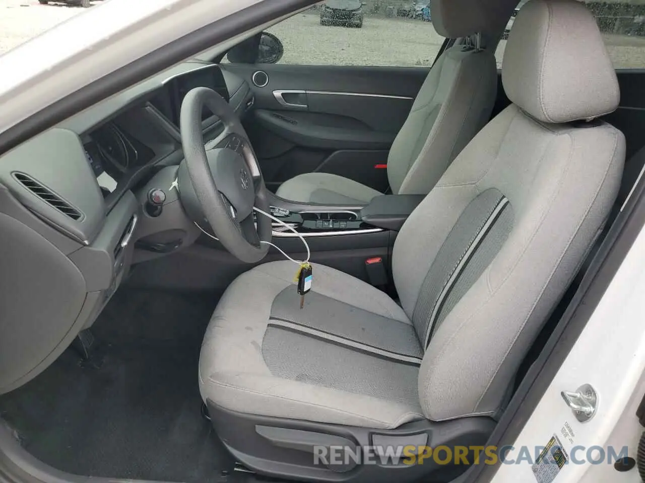 7 fotografías del automóvil dañado 5NPEG4JA3MH087840 HYUNDAI SONATA 2021