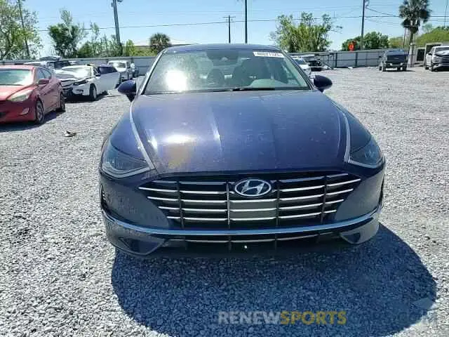 11 fotografías del automóvil dañado 5NPEG4JA3MH090883 HYUNDAI SONATA 2021