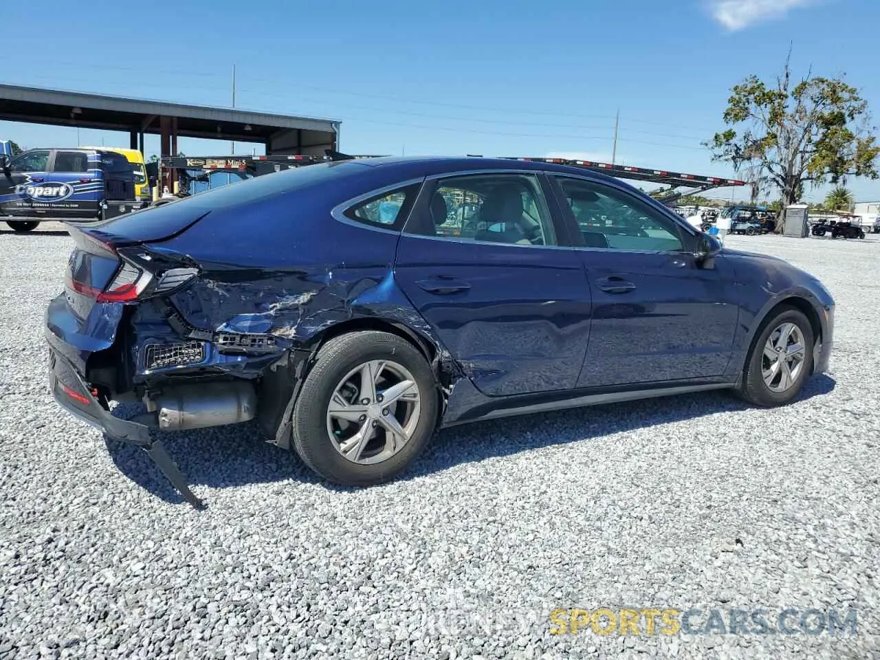 3 fotografías del automóvil dañado 5NPEG4JA3MH090883 HYUNDAI SONATA 2021