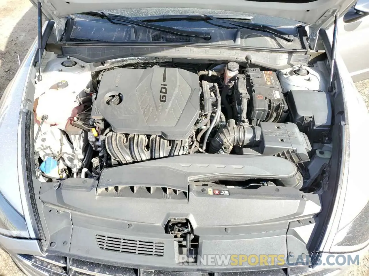11 fotografías del automóvil dañado 5NPEG4JA3MH114597 HYUNDAI SONATA 2021