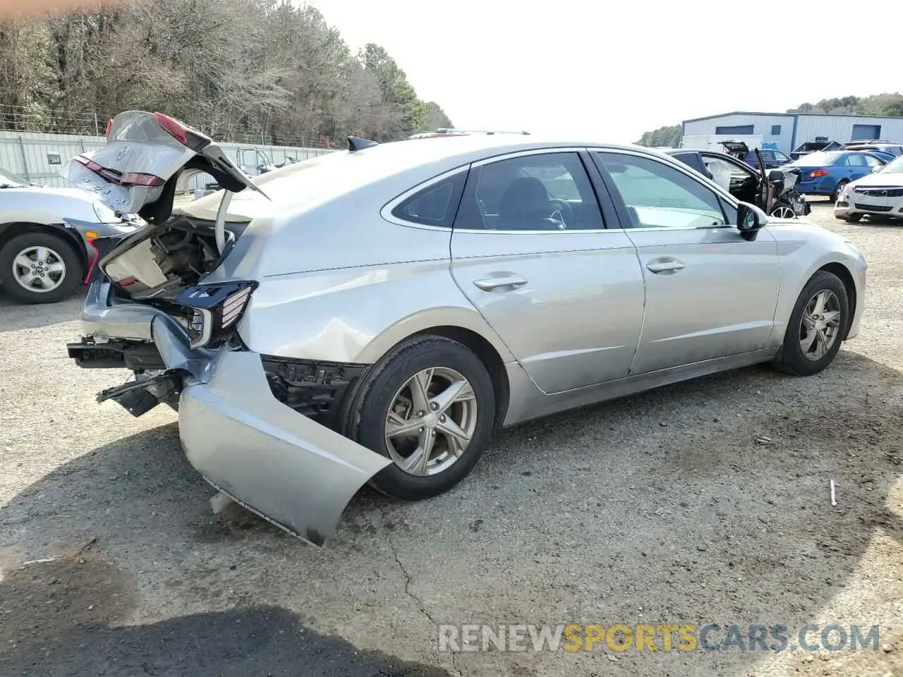 3 fotografías del automóvil dañado 5NPEG4JA3MH114597 HYUNDAI SONATA 2021