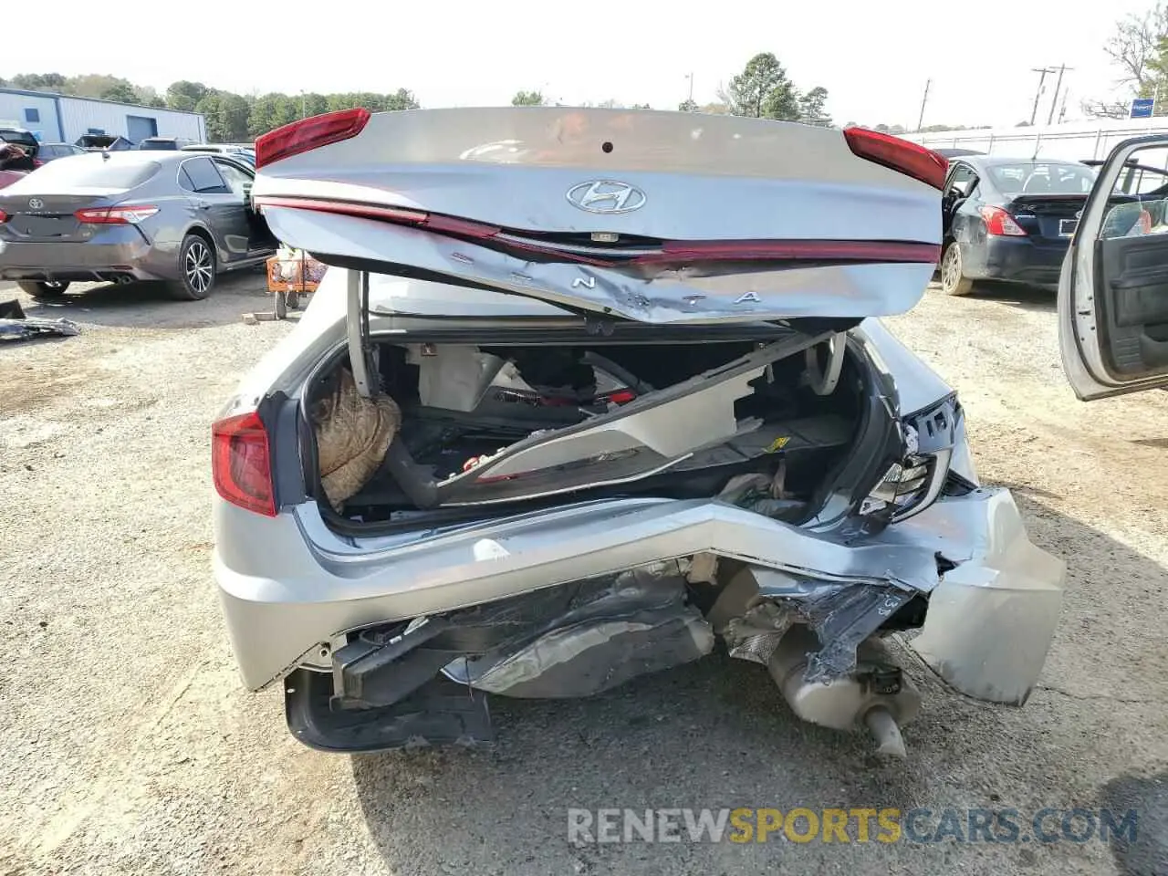 6 fotografías del automóvil dañado 5NPEG4JA3MH114597 HYUNDAI SONATA 2021