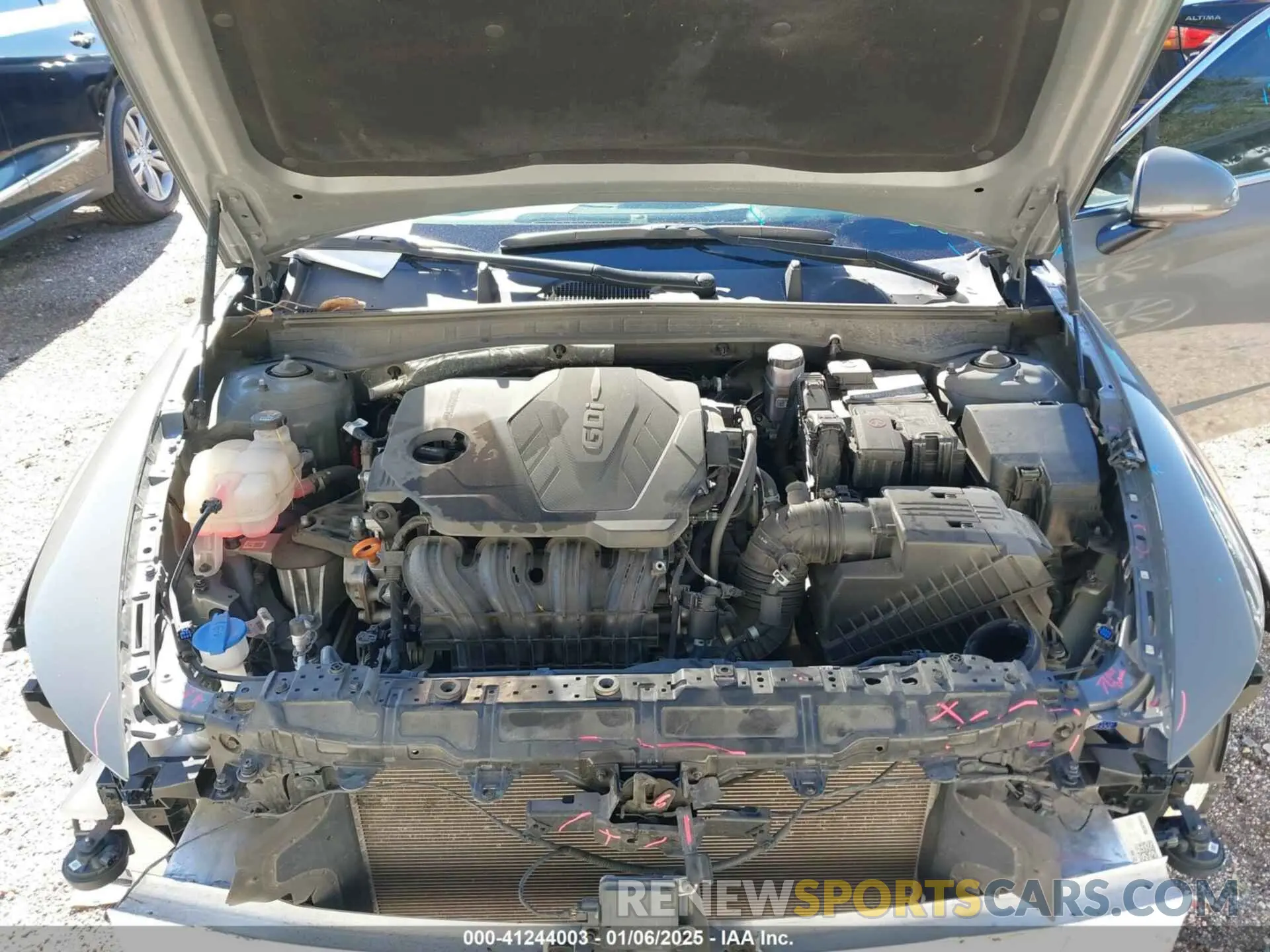10 fotografías del automóvil dañado 5NPEG4JA3MH127110 HYUNDAI SONATA 2021
