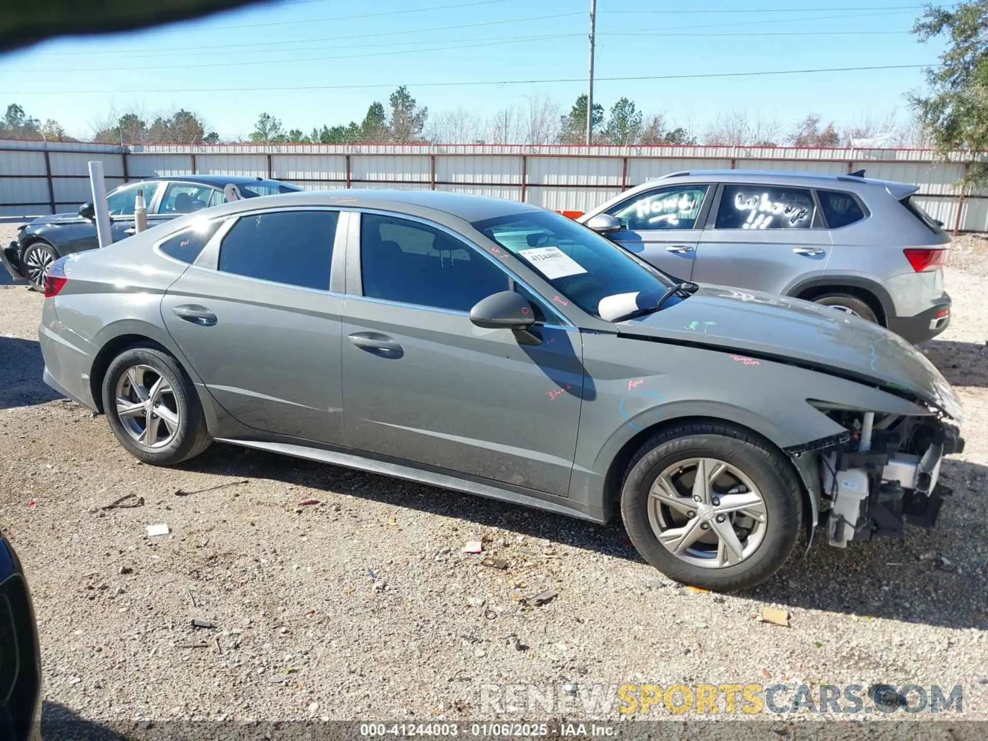 14 fotografías del automóvil dañado 5NPEG4JA3MH127110 HYUNDAI SONATA 2021