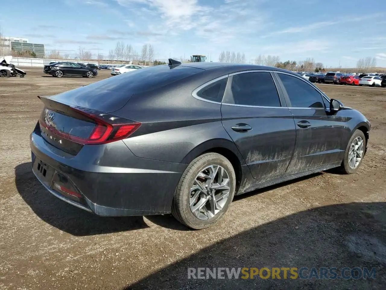 3 fotografías del automóvil dañado 5NPEG4JA3MH132422 HYUNDAI SONATA 2021