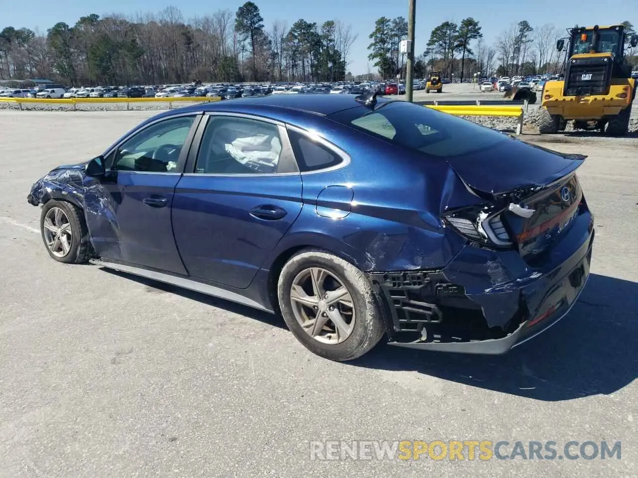 2 fotografías del automóvil dañado 5NPEG4JA4MH065989 HYUNDAI SONATA 2021