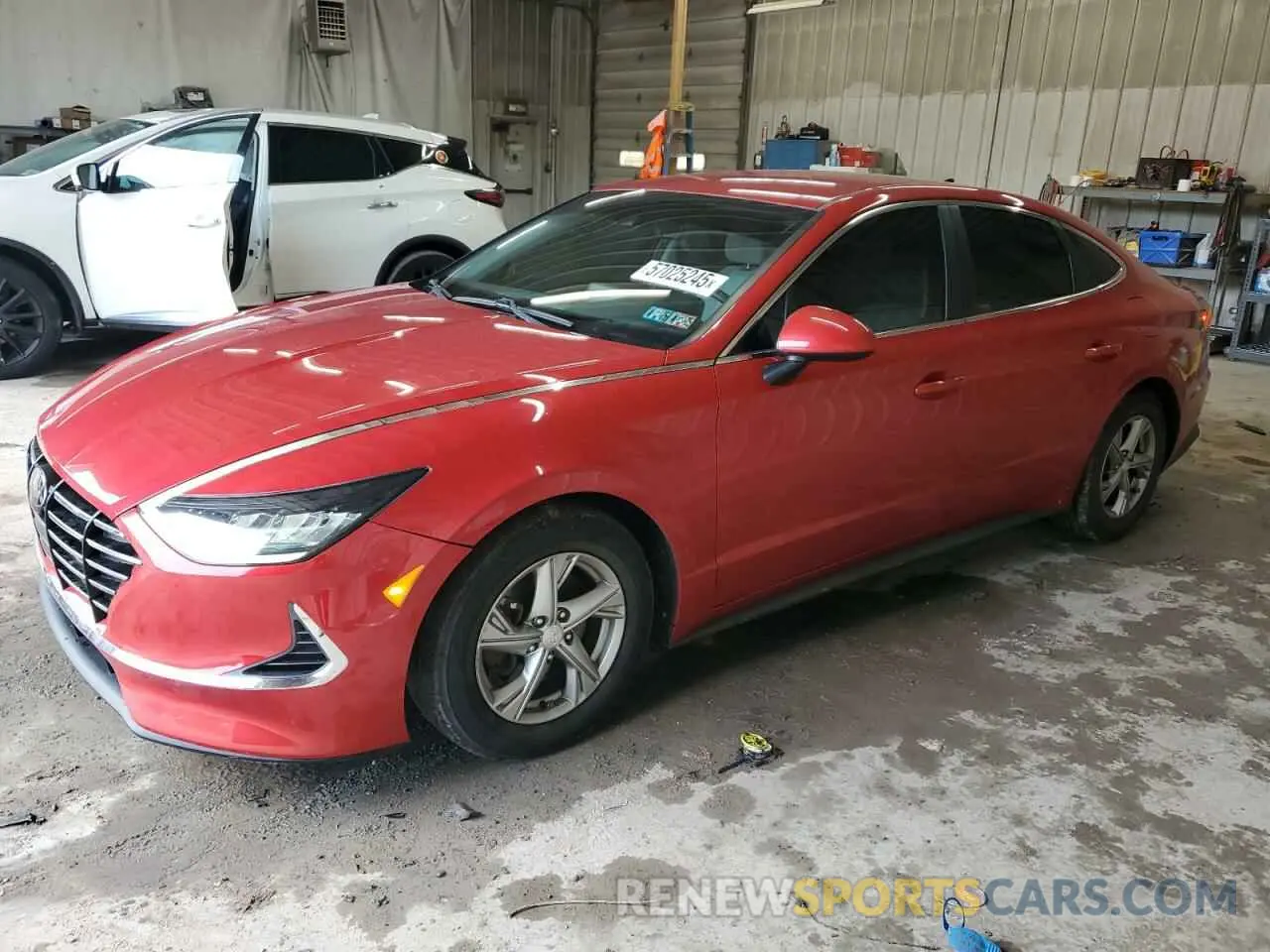 1 fotografías del automóvil dañado 5NPEG4JA4MH070254 HYUNDAI SONATA 2021
