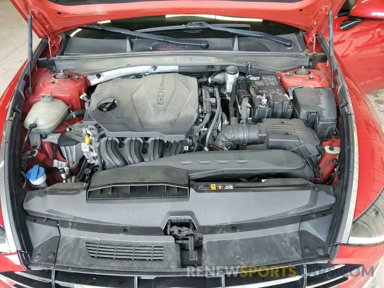 11 fotografías del automóvil dañado 5NPEG4JA4MH070254 HYUNDAI SONATA 2021