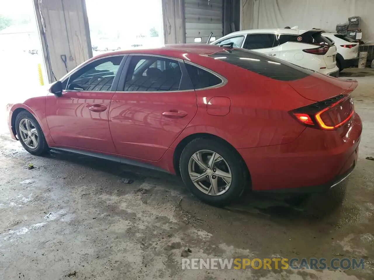 2 fotografías del automóvil dañado 5NPEG4JA4MH070254 HYUNDAI SONATA 2021