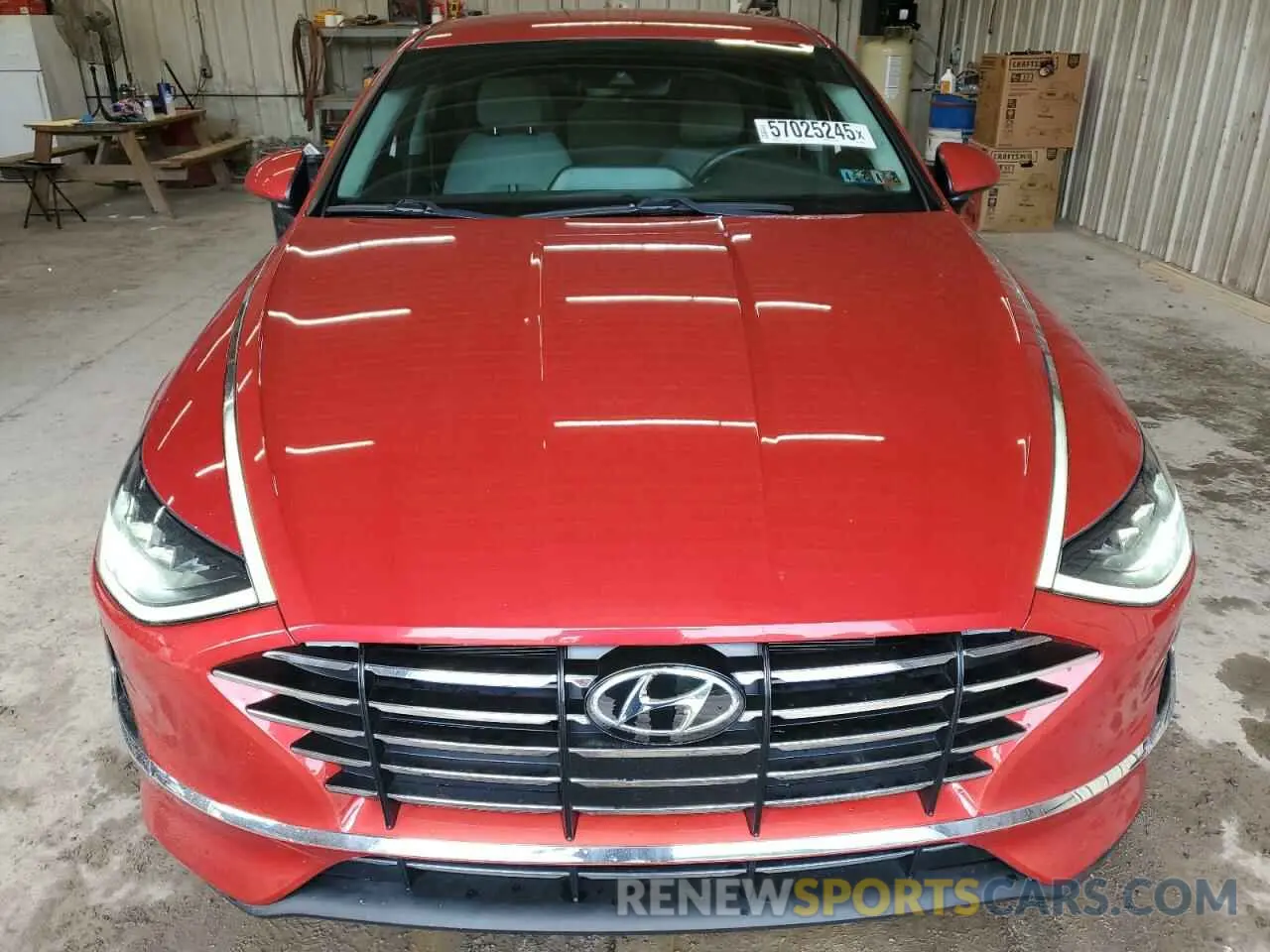 5 fotografías del automóvil dañado 5NPEG4JA4MH070254 HYUNDAI SONATA 2021