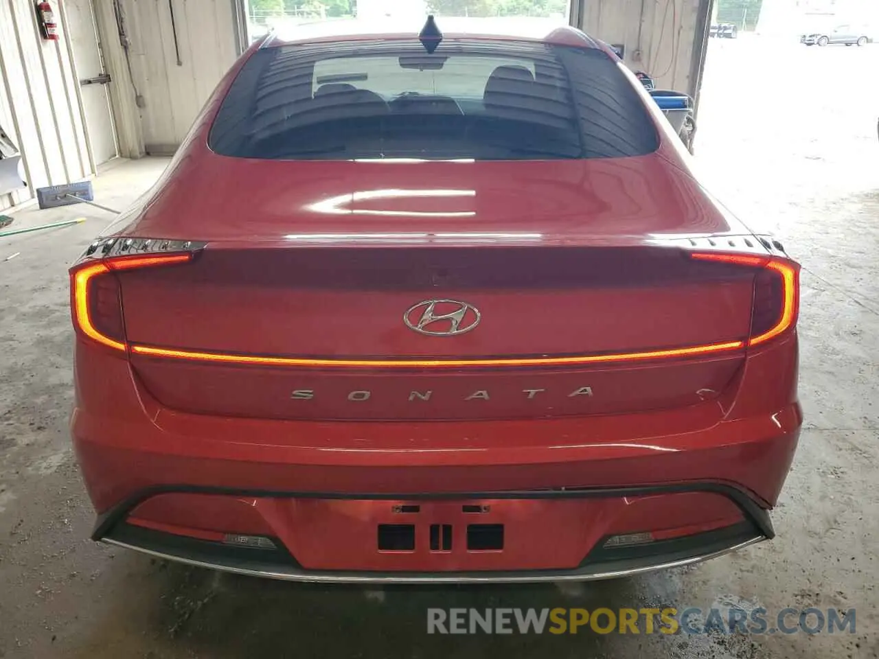 6 fotografías del automóvil dañado 5NPEG4JA4MH070254 HYUNDAI SONATA 2021