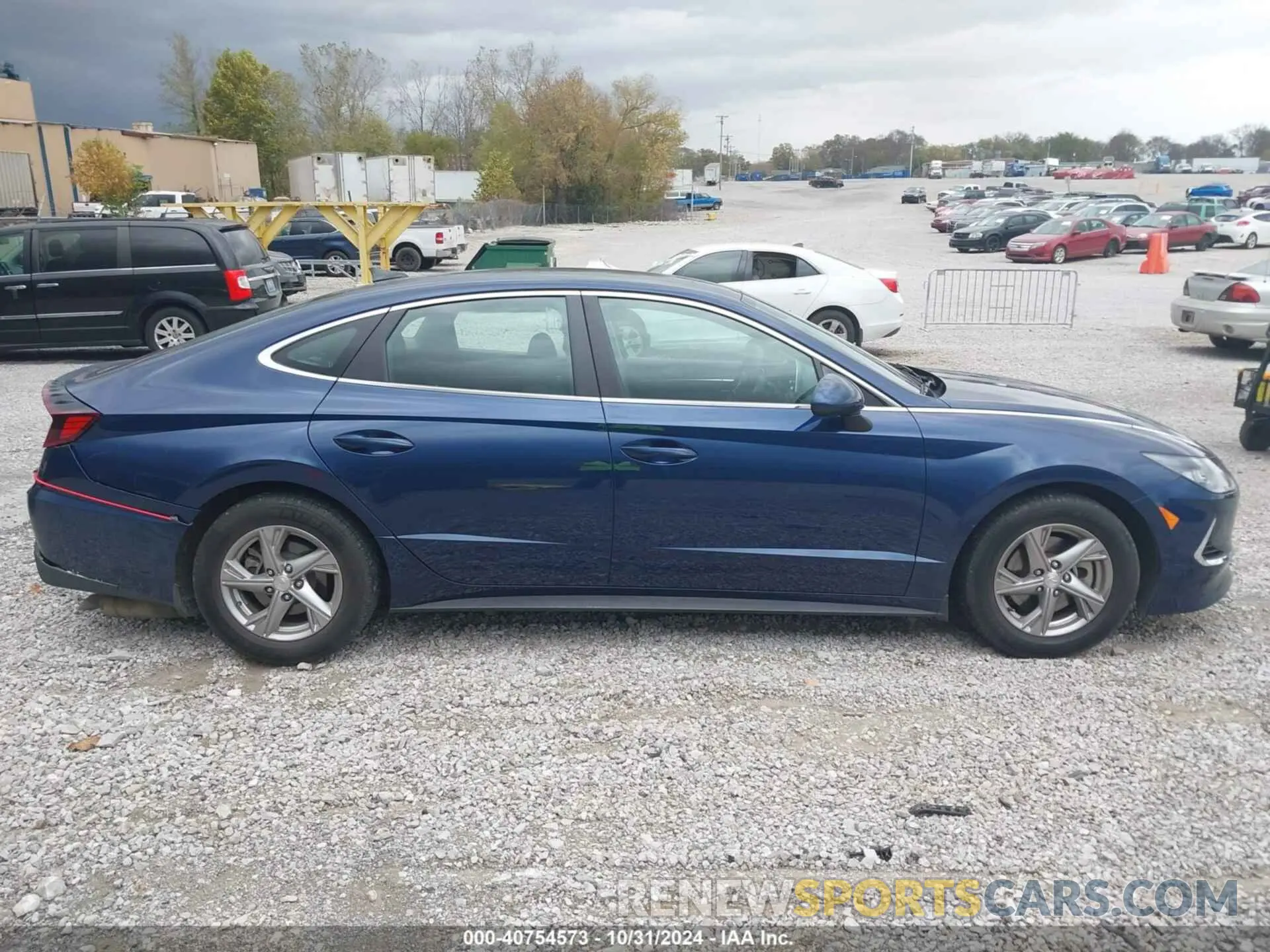 13 fotografías del automóvil dañado 5NPEG4JA4MH076636 HYUNDAI SONATA 2021