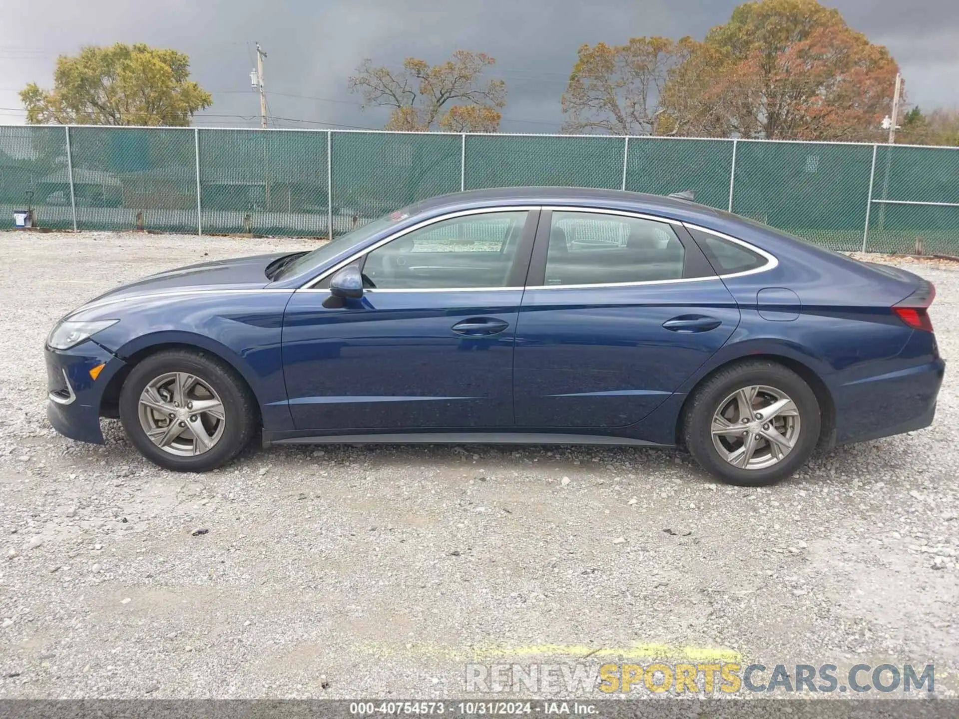 14 fotografías del automóvil dañado 5NPEG4JA4MH076636 HYUNDAI SONATA 2021