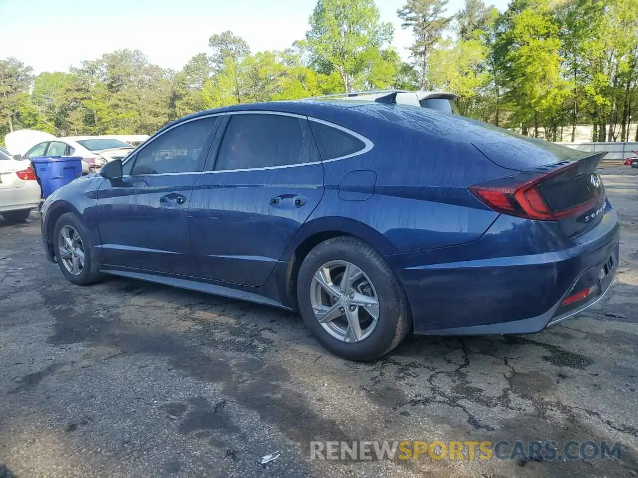 2 fotografías del automóvil dañado 5NPEG4JA4MH082758 HYUNDAI SONATA 2021