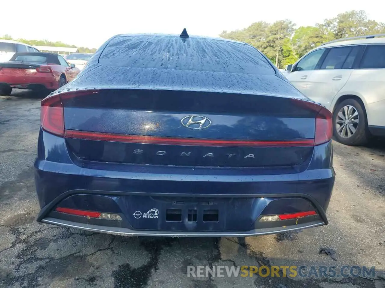 6 fotografías del automóvil dañado 5NPEG4JA4MH082758 HYUNDAI SONATA 2021