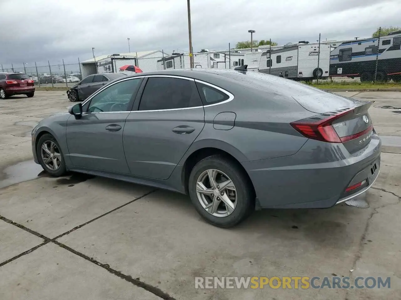 2 fotografías del automóvil dañado 5NPEG4JA4MH105245 HYUNDAI SONATA 2021