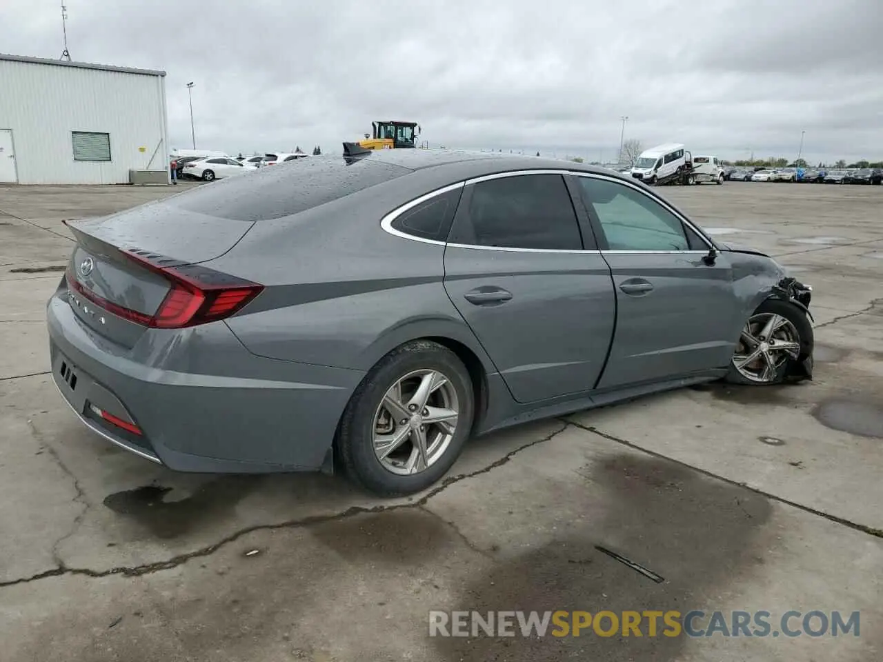 3 fotografías del automóvil dañado 5NPEG4JA4MH105245 HYUNDAI SONATA 2021