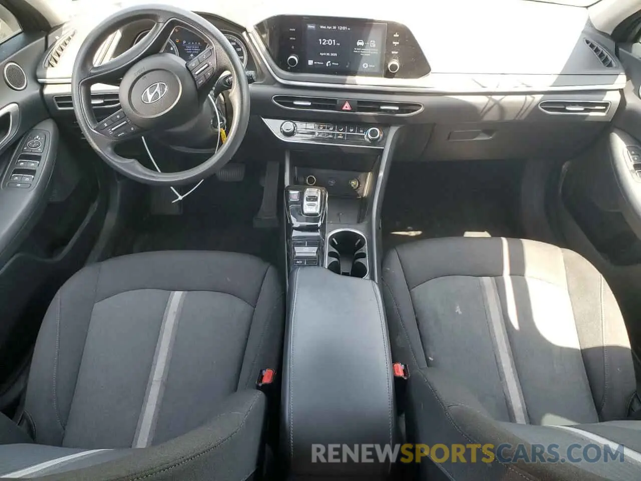 8 fotografías del automóvil dañado 5NPEG4JA4MH105245 HYUNDAI SONATA 2021