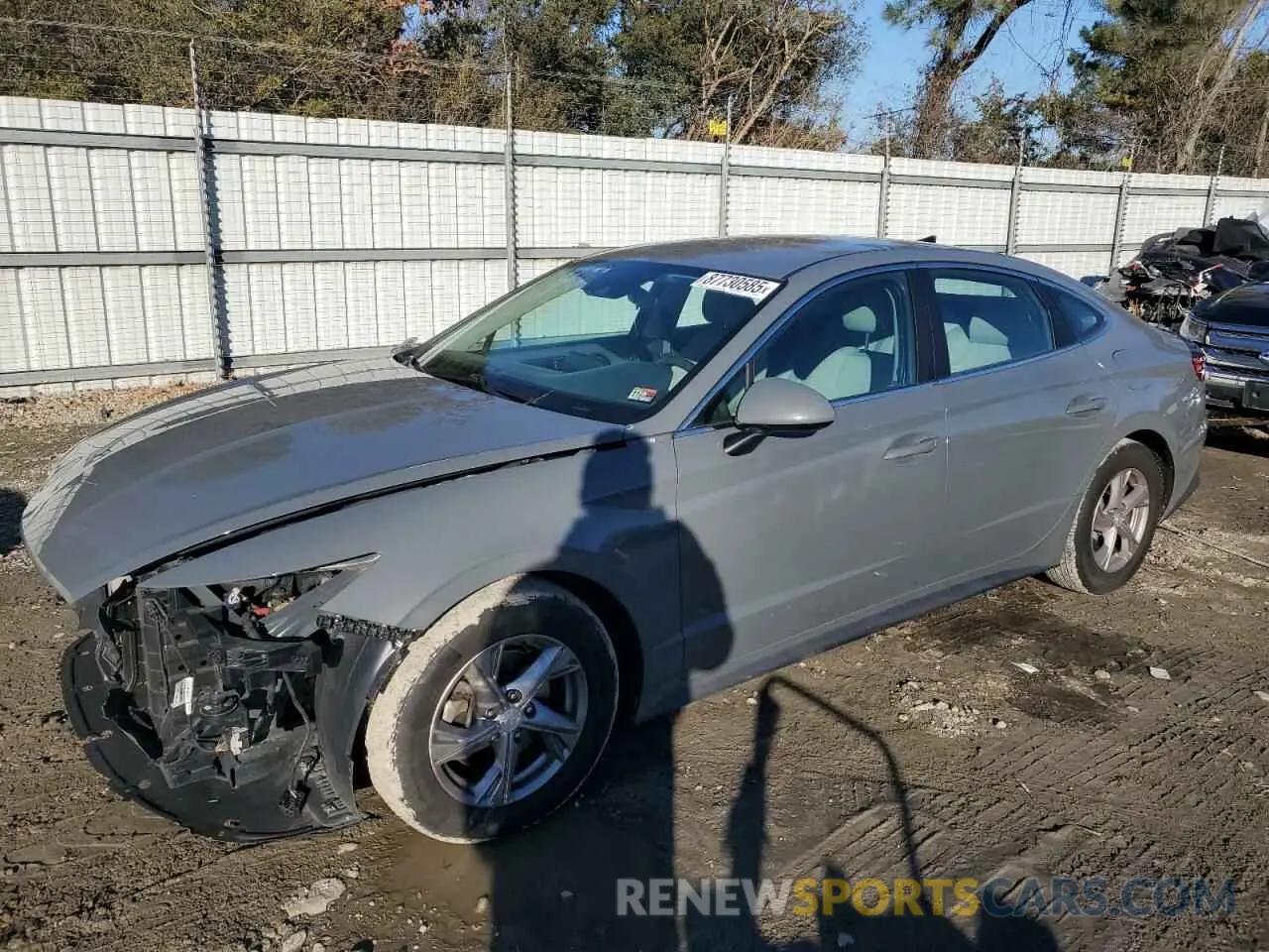 1 fotografías del automóvil dañado 5NPEG4JA5MH069422 HYUNDAI SONATA 2021