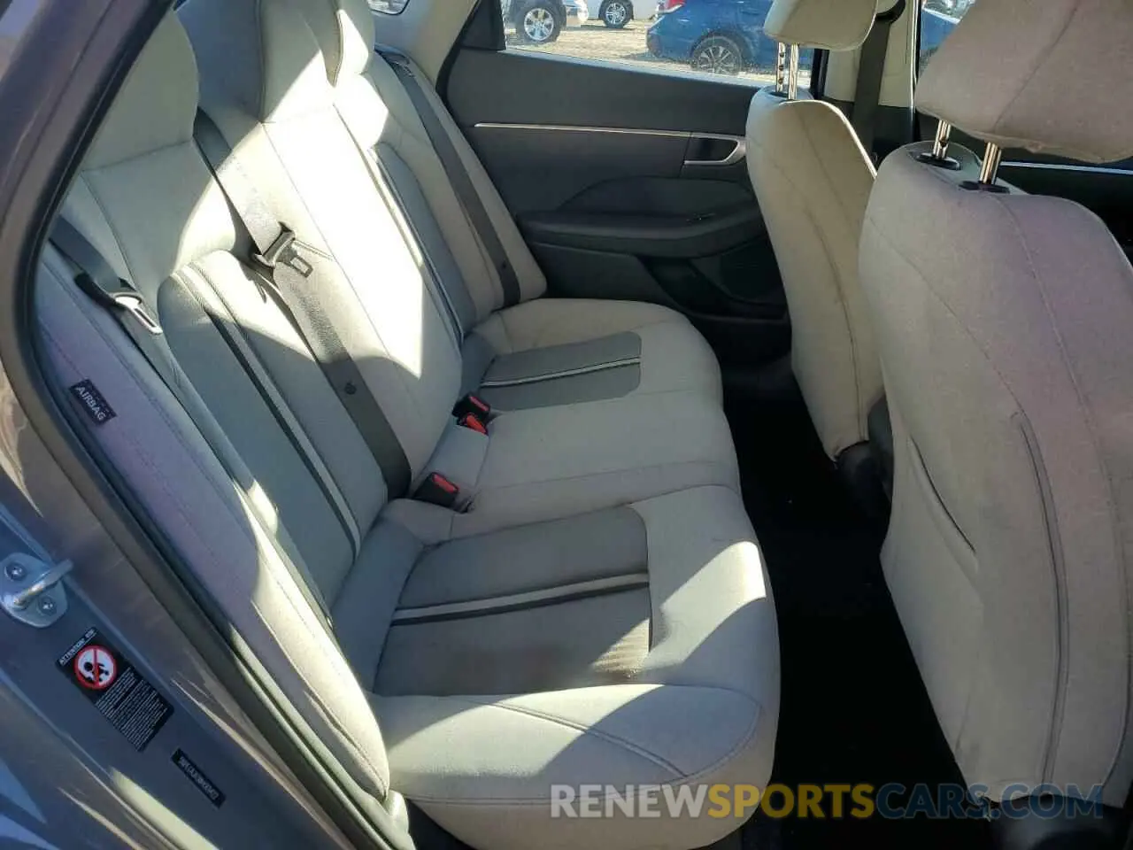 10 fotografías del automóvil dañado 5NPEG4JA5MH069422 HYUNDAI SONATA 2021