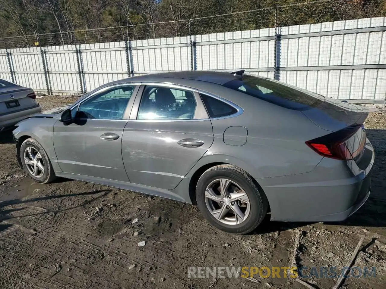 2 fotografías del automóvil dañado 5NPEG4JA5MH069422 HYUNDAI SONATA 2021