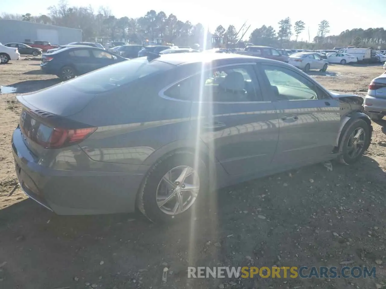 3 fotografías del automóvil dañado 5NPEG4JA5MH069422 HYUNDAI SONATA 2021